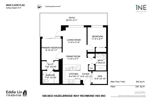 508-8833 Hazelbridge Way, Richmond, BC 