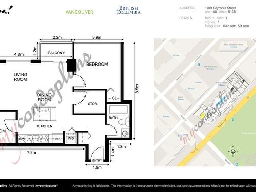 608-1199 Seymour Street, Vancouver, BC 