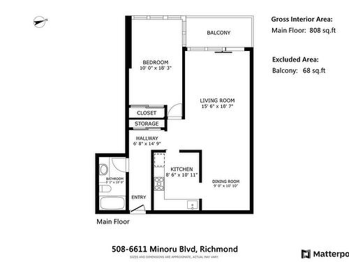 508-6611 Minoru Boulevard, Richmond, BC 