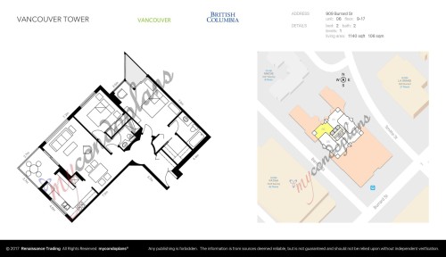 1206-909 Burrard Street, Vancouver, BC 