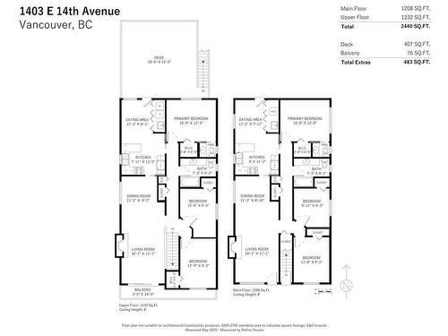 1405-- 1403 14Th Avenue E, Vancouver, BC 