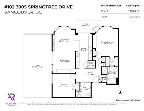 102-3905 Springtree Drive, Vancouver, BC 