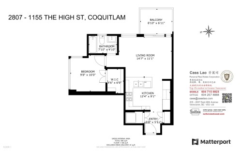 2807-1155 The High Street, Coquitlam, BC 
