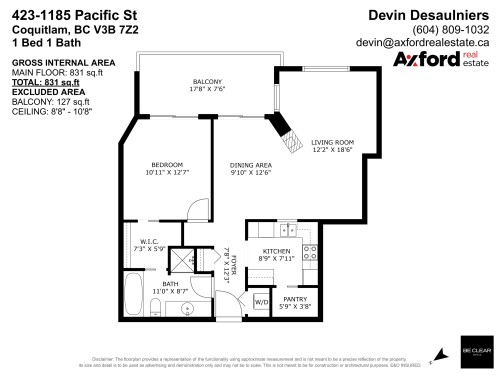 423-1185 Pacific Street, Coquitlam, BC 