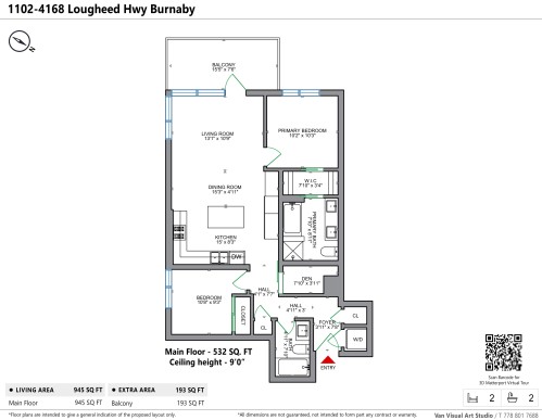 1102-4168 Lougheed Highway, Burnaby, BC 