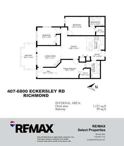 407-6800 Eckersley Road, Richmond, BC 