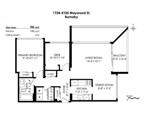1704-4105 Maywood Street, Burnaby, BC 
