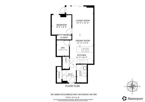 501-8688 Hazelbridge Way, Richmond, BC 