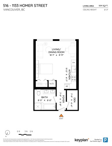 516-1133 Homer Street, Vancouver, BC 