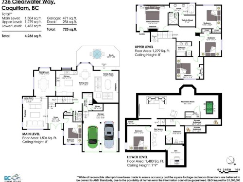 736 Clearwater Way, Coquitlam, BC 