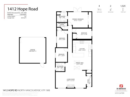 1412 Hope Road, North Vancouver, BC 