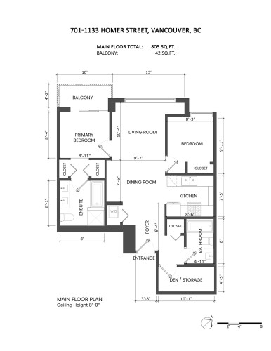 701-1133 Homer Street, Vancouver, BC 