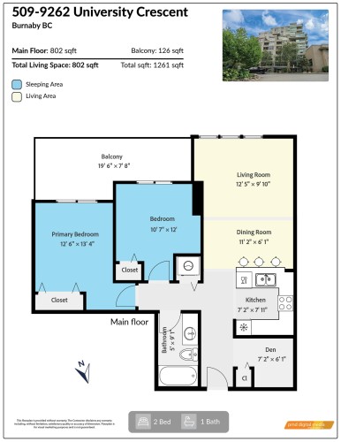 509-9262 University Crescent, Burnaby, BC 
