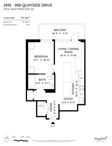 2810-908 Quayside Drive, New Westminster, BC 