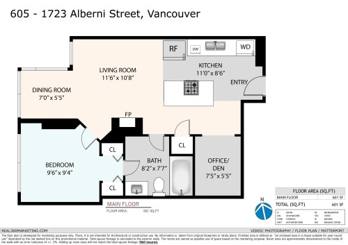 605-1723 Alberni Street, Vancouver, BC 