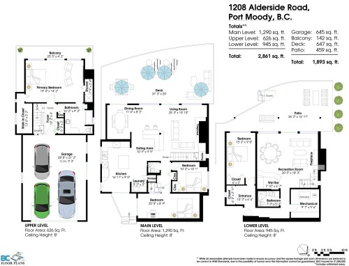 1208 Alderside Road, Port Moody, BC 