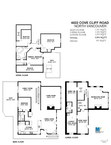 4622 Cove Cliff Road, North Vancouver, BC 