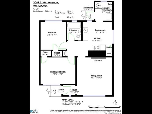 3069 18Th Avenue E, Vancouver, BC 