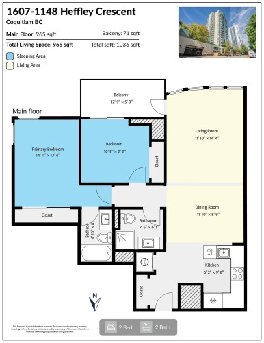 1607-1148 Heffley Crescent, Coquitlam, BC 
