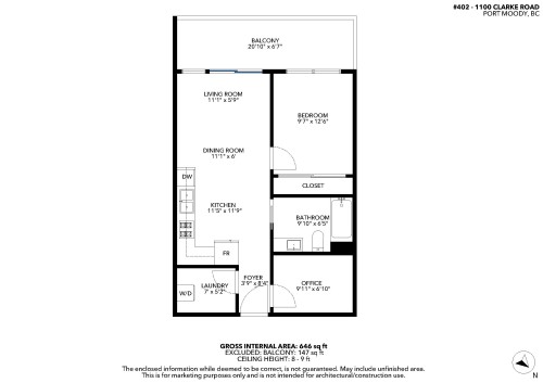 402-1100 Clarke Road, Port Moody, BC 