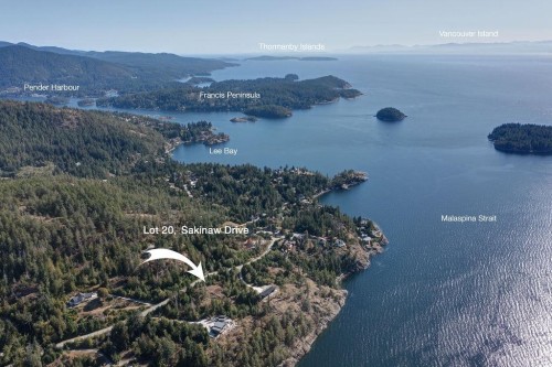 Lot 20 Sakinaw Drive, Garden Bay, BC 