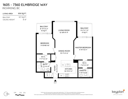 1605-7360 Elmbridge Way, Richmond, BC 