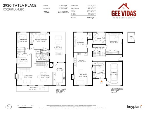 2920 Tatla Place, Coquitlam, BC 