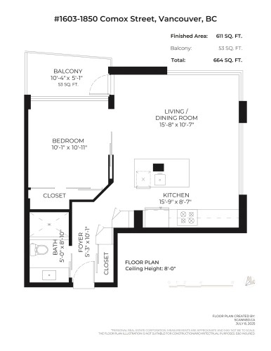 1603-1850 Comox Street, Vancouver, BC 