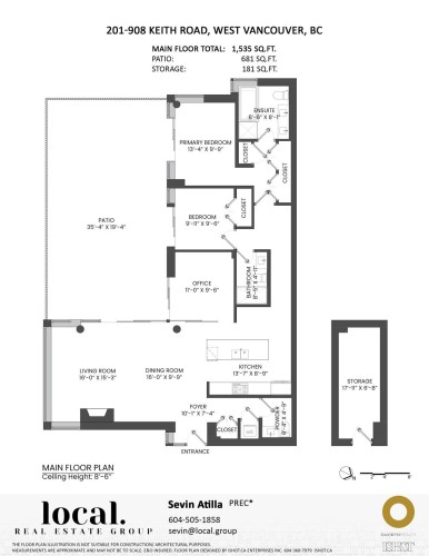 201-908 Keith Road, West Vancouver, BC 