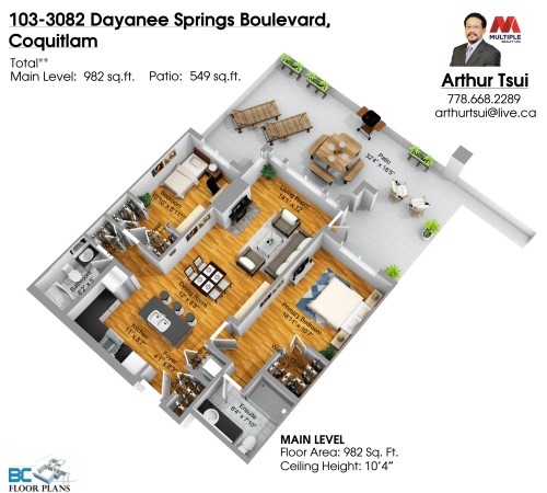 103-3082 Dayanee Springs Boulevard, Coquitlam, BC 