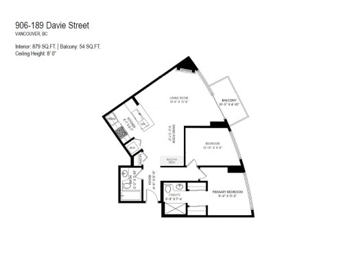 906-189 Davie Street, Vancouver, BC 