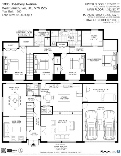 1805 Rosebery Avenue, West Vancouver, BC 