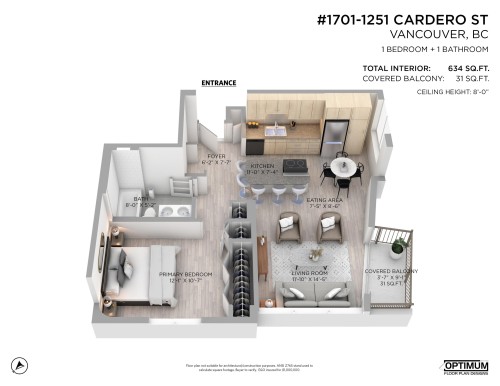 1701-1251 Cardero Street, Vancouver, BC 