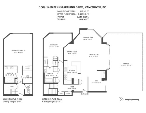 1009-1450 Pennyfarthing Drive, Vancouver, BC 