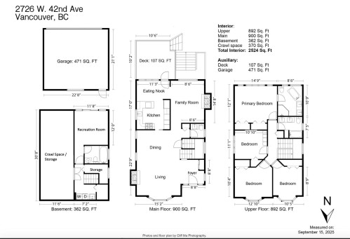 2726 42Nd Avenue W, Vancouver, BC 