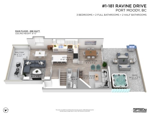 1-181 Ravine Drive, Port Moody, BC 