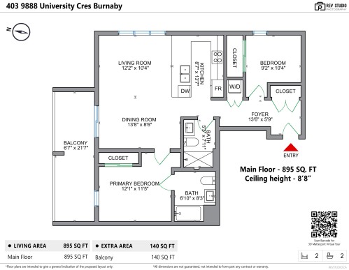 403-9888 University Crescent, Burnaby, BC 