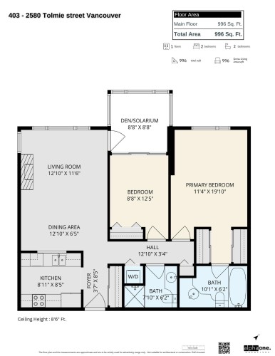 403-2580 Tolmie Street, Vancouver, BC 