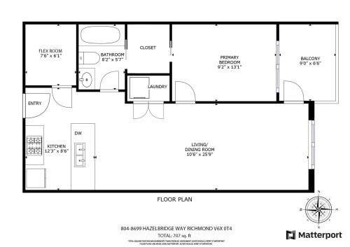 804-8699 Hazelbridge Way  Richmond, BC V6X 0T4