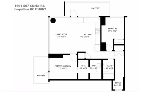 1604-567 Clarke Road, Coquitlam, BC 