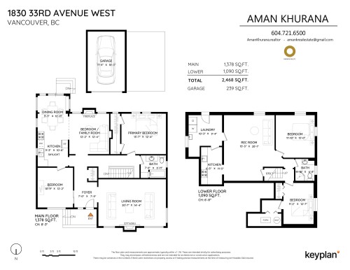 1830 33Rd Avenue W, Vancouver, BC 