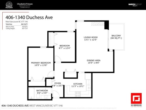 Ph 406-1340 Duchess Avenue, West Vancouver, BC 