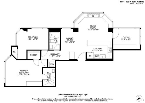 911-500 10Th Avenue W, Vancouver, BC 