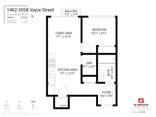 1402-5058 Joyce Street, Vancouver, BC 