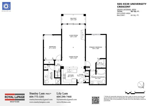 505-9339 University Crescent, Burnaby, BC 