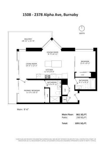 1508-2378 Alpha Avenue, Burnaby, BC 