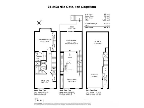 94-2428 Nile Gate, Port Coquitlam, BC 