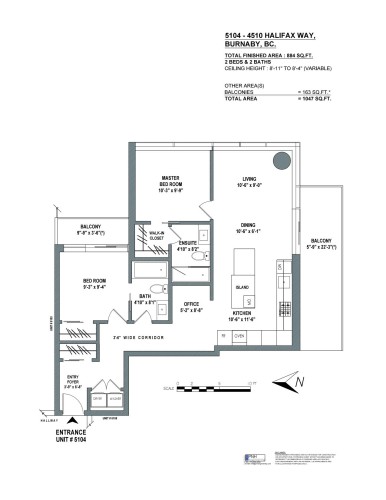 5104-4510 Halifax Way, Burnaby, BC 