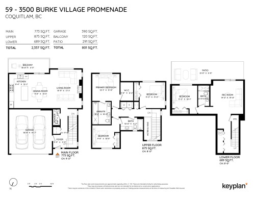 59-3500 Burke Village Promenade, Coquitlam, BC 
