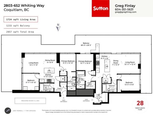 2802/03-652 Whiting Way, Coquitlam, BC 